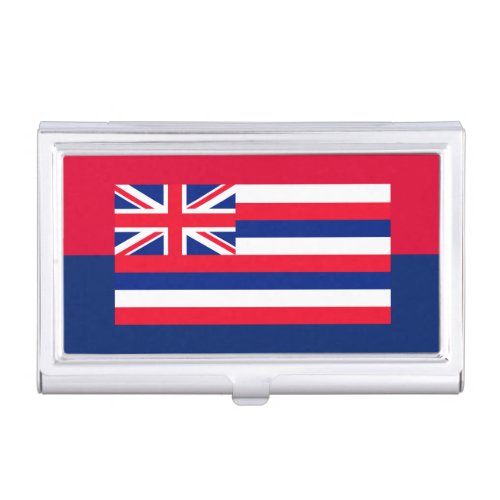 Hawaii State Flag Design Decor Business Card Case