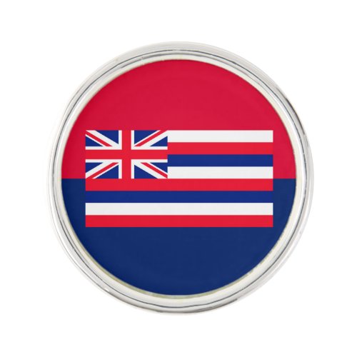 Hawaii State Flag Design Decor Pin