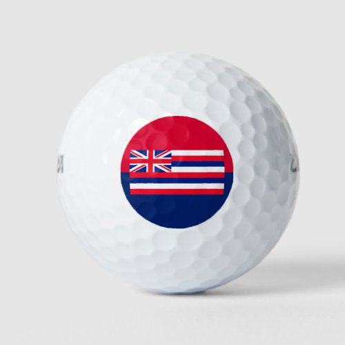 Hawaii State Flag Design Golf Balls