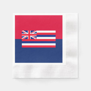 Hawaii State Flag Design Napkins