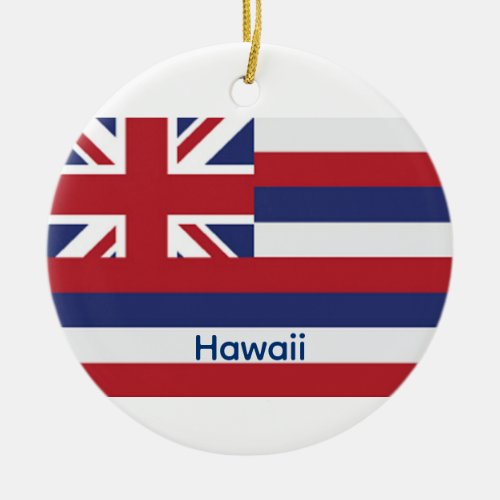 Hawaii State Flag Design Ornament