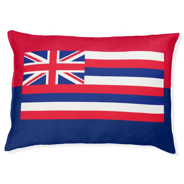 Hawaii State Flag Design Pet Bed (Front)
