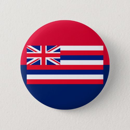 Hawaii State Flag Design Pinback Button