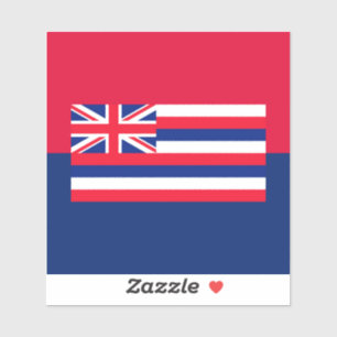 Hawaii State Flag Design Sticker