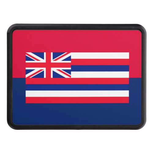 Hawaii State Flag Design Tow Hitch Cover