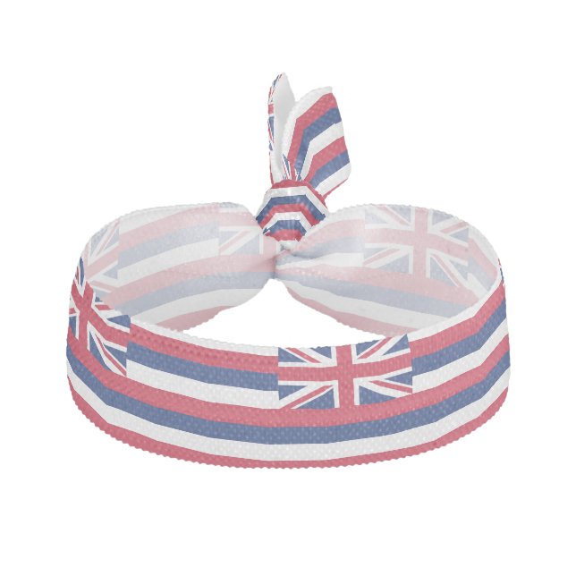 Hawaii State Flag Elastic Hair Tie (Front)