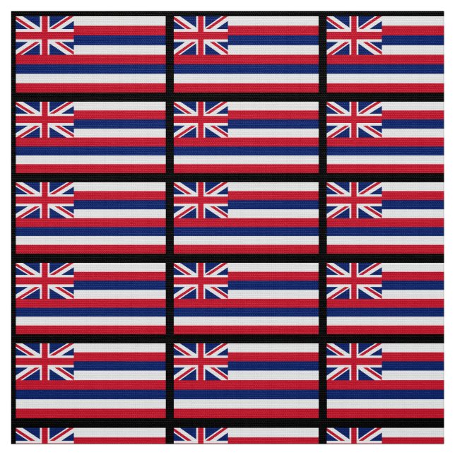 Hawaii State Flag Fabric (Swatch)
