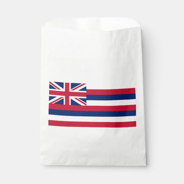 Hawaii State Flag Favor Bag (Front)