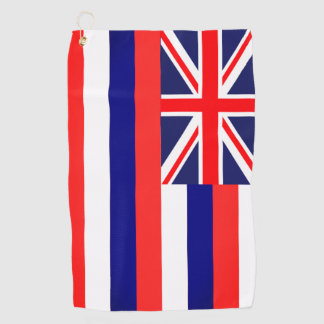 Hawaii State Flag Golf Towel