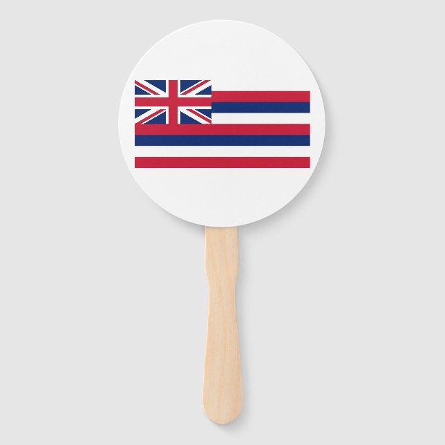 Hawaii State Flag Hand Fan (Front)