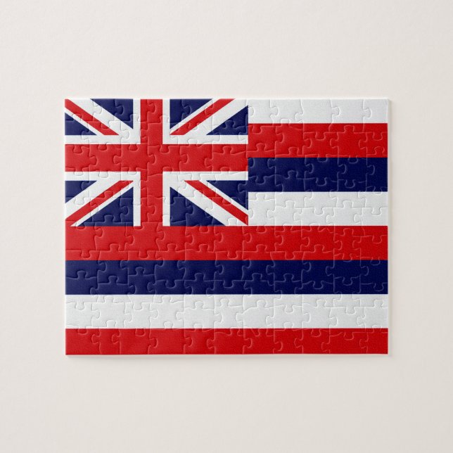 Hawaii State Flag Jigsaw Puzzle (Horizontal)