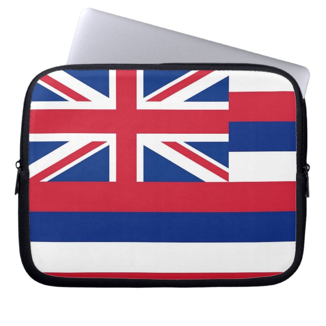Hawaii State Flag Laptop Sleeve (Front)