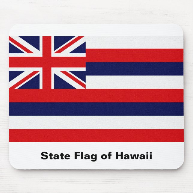 Hawaii State Flag Mouse Pad (Front)