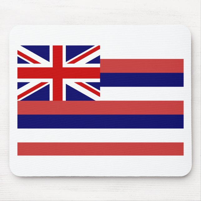 Hawaii State Flag Mouse Pad (Front)