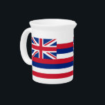 Hawaii State Flag Pitcher<br><div class="desc">Serve your beverages in style with our pitcher featuring the flag of Hawaii! This elegant pitcher not only enhances your drink presentation but also proudly displays the vibrant design of Hawaii's iconic flag. Made from high-quality materials, it combines durability with a visually striking appearance, perfect for any occasion. The flag...</div>