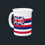 Hawaii State Flag Pitcher<br><div class="desc">Serve your beverages in style with our pitcher featuring the flag of Hawaii! This elegant pitcher not only enhances your drink presentation but also proudly displays the vibrant design of Hawaii's iconic flag. Made from high-quality materials, it combines durability with a visually striking appearance, perfect for any occasion. The flag...</div>