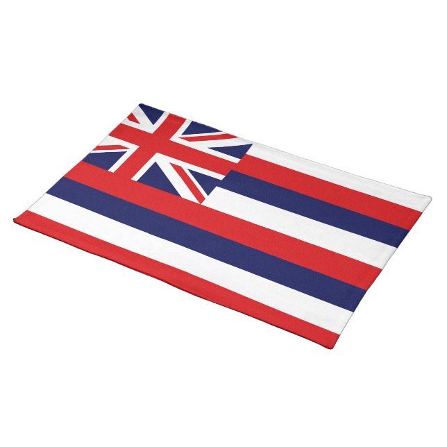 Hawaii State Flag Placemat (On Table)