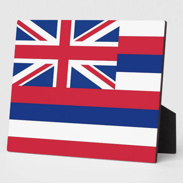 Hawaii State Flag Plaque (Side)
