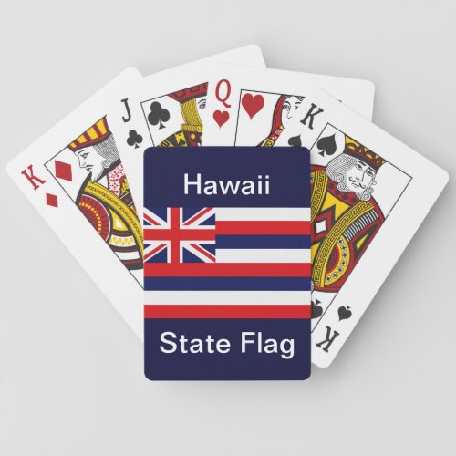Hawaii State Flag Poker Cards