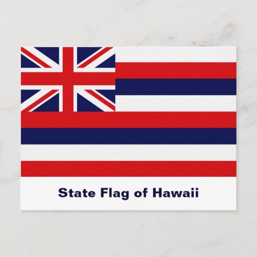 Hawaii State Flag Postcard