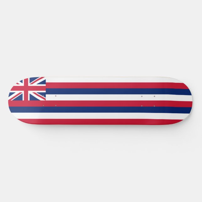 Hawaii State Flag Skateboard (Horz)