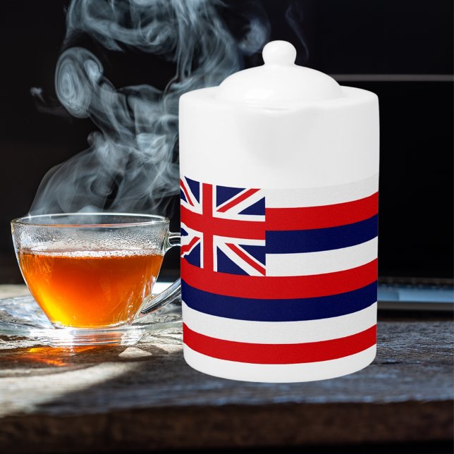 Hawaii State Flag Teapot (Hawaii State Flag Teapot)