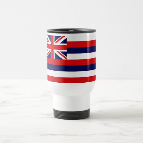Hawaii State Flag Travel Mug