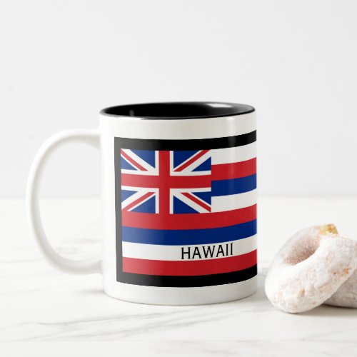 Hawaii State Flag Two Tone Mug by Janz