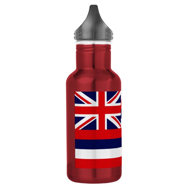 Hawaii State Flag Water Bottle (Left)