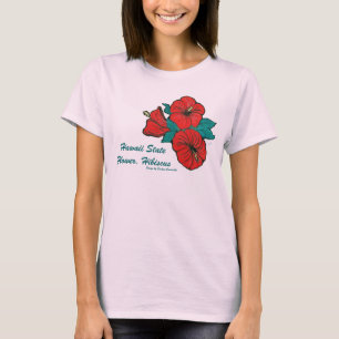 Hawaii State Flower, Hibiscus T-Shirt