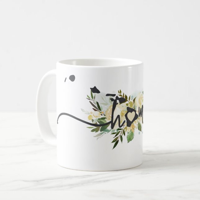 Hawaii State Personalized Your Home City Rustic Coffee Mug (Front Left)