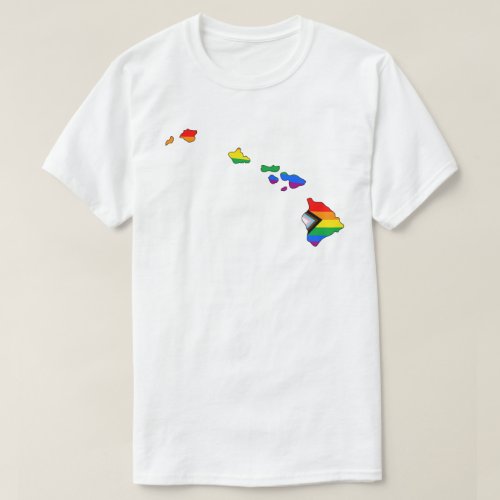 Hawaii State Pride LGBTQ Progress Pride T_Shirt