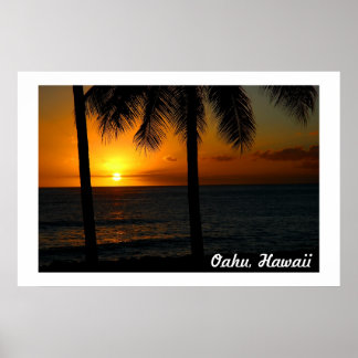 Hawaii Sunset Poster