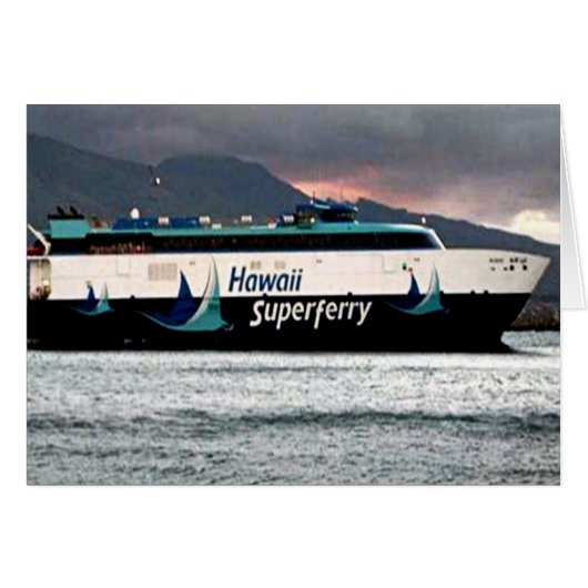 Hawaii Superferry Cards (Front Horizontal)