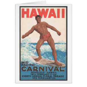 Hawaii Surfer Cards