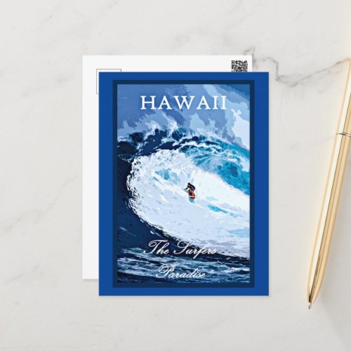 Hawaii Surfers Paradise Postcard