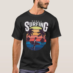 Hawaii Surfing Retro T-Shirt