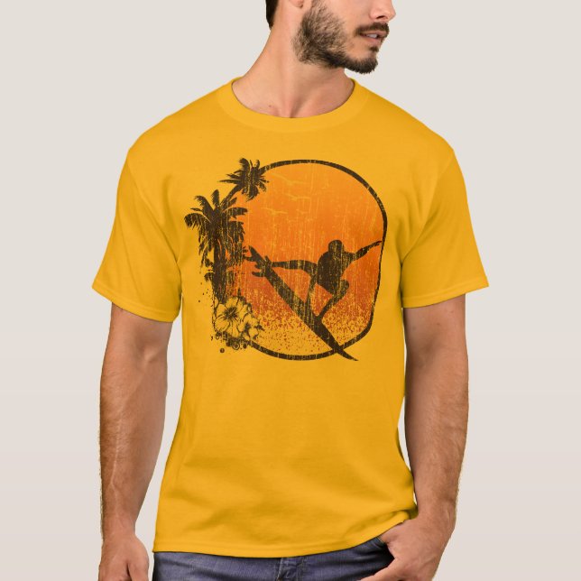 Hawaii Surfing Vintage T-Shirt (Front)