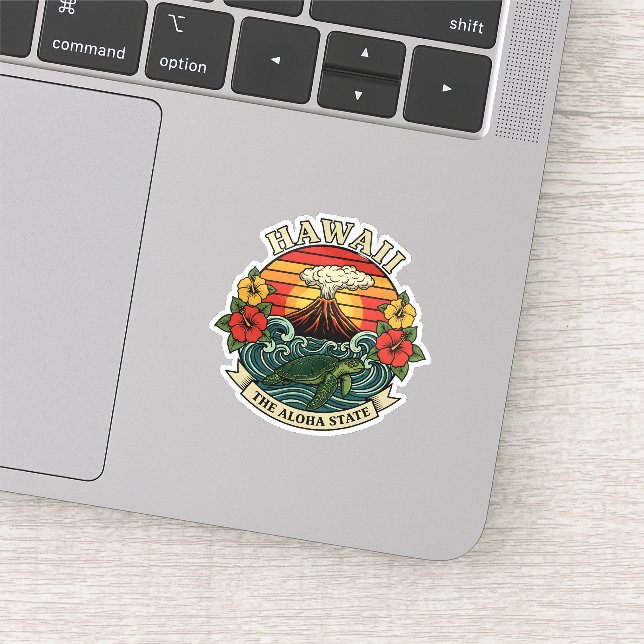 Hawaii: The Aloha State Sticker (Detail)