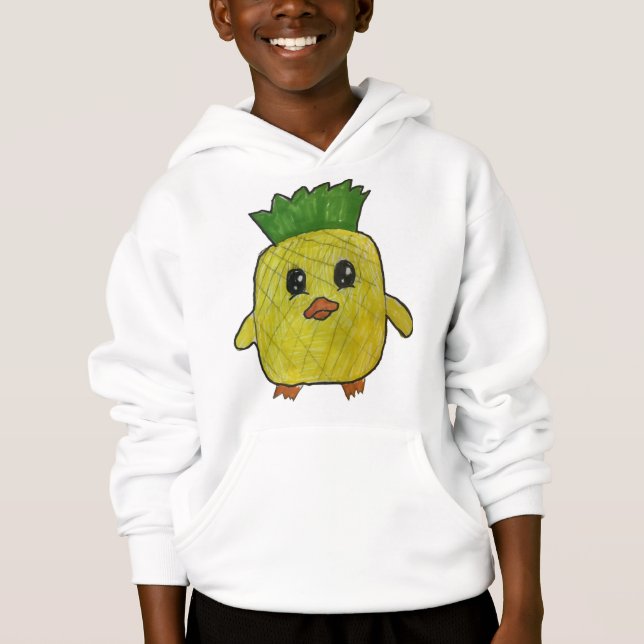 Hawaii the pineapple duck hoodie (Front)