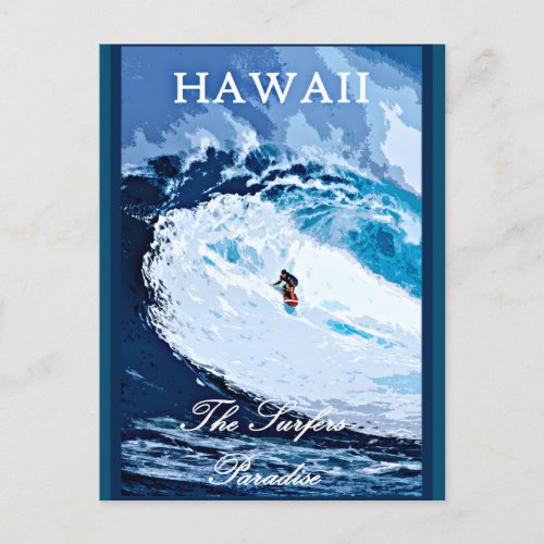 Hawaii The Surfers Paradise Postcard