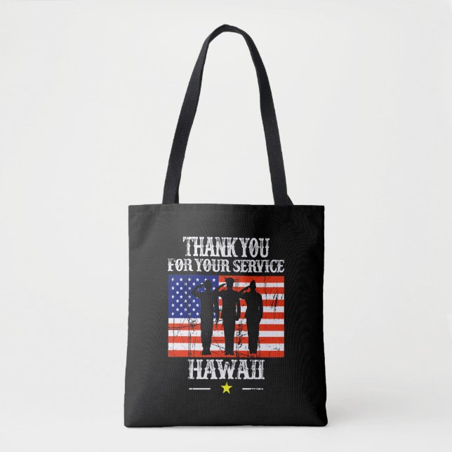 Hawaii Tote Bag Canvas Tote Christmas (Front)