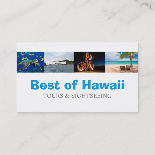 Hawaii Tourist Coordinator Travel Agent Business Card