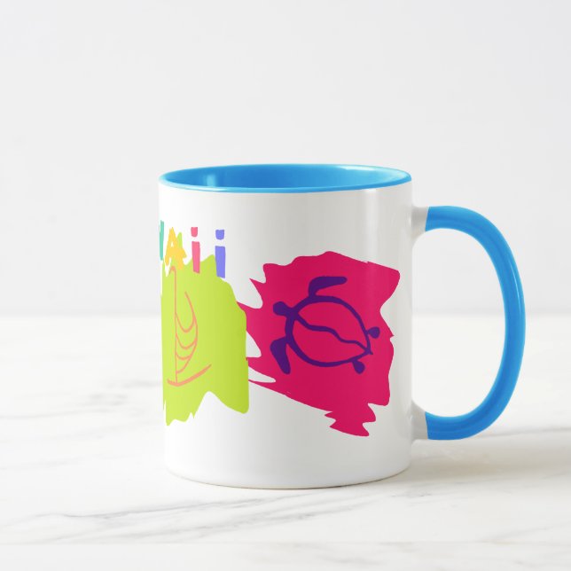 Hawaii Travel Souvenir Mug - Customized (Right)
