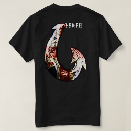 Hawaii Tribal Hook HIFlag T_Shirt