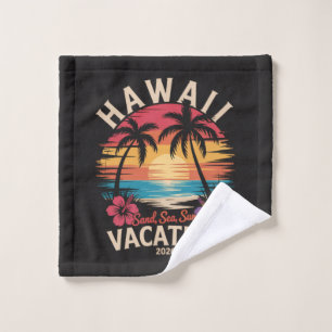 Hawaii Trip 2026 Summer Vacation Beach Wash Cloth