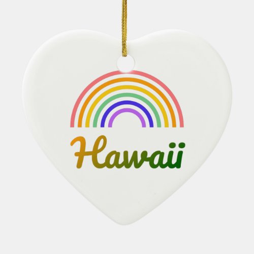 Hawaii _ Tropical _ Beach _ Quarantine pandemic Ceramic Ornament