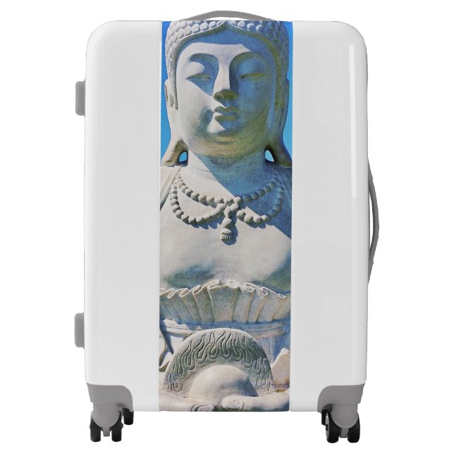 Hawaii Tropical Buddha Photo Bold Peaceful Antique Luggage (Front)