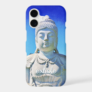 Hawaii Tropical Buddha Photo Exhale Quote Script iPhone 17 Case