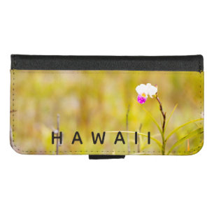 Hawaii Tropical Orchid Volcanoes National Park iPhone 8/7 Wallet Case